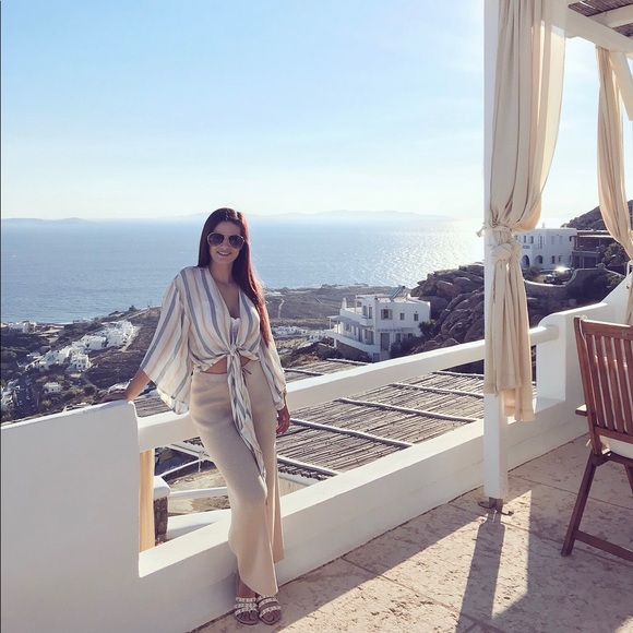 LAST 1  // ‘STELLA’ Striped Blouse - Picture 4 of 4